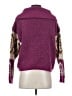 Woven Heart Purple Pullover Sweater Size S - photo 2