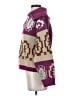 Woven Heart Purple Pullover Sweater Size S - photo 5