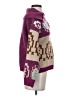 Woven Heart Purple Pullover Sweater Size S - photo 4