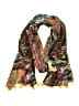 Lane Bryant 100% Polyester Paisley Yellow Black Scarf One size - photo 1
