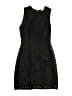 H&M 100% Polyester Chevron-herringbone Black Cocktail Dress Size 2 - photo 1