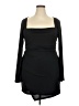 Aqua 100% Polyester Black Cocktail Dress Size XXL - photo 1