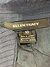 Ellen Tracy 100% Silk Gray Silk Blazer Size 10 - photo 6