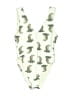 Montce Graphic Ivory One Piece Swimsuit Size XS - photo 1