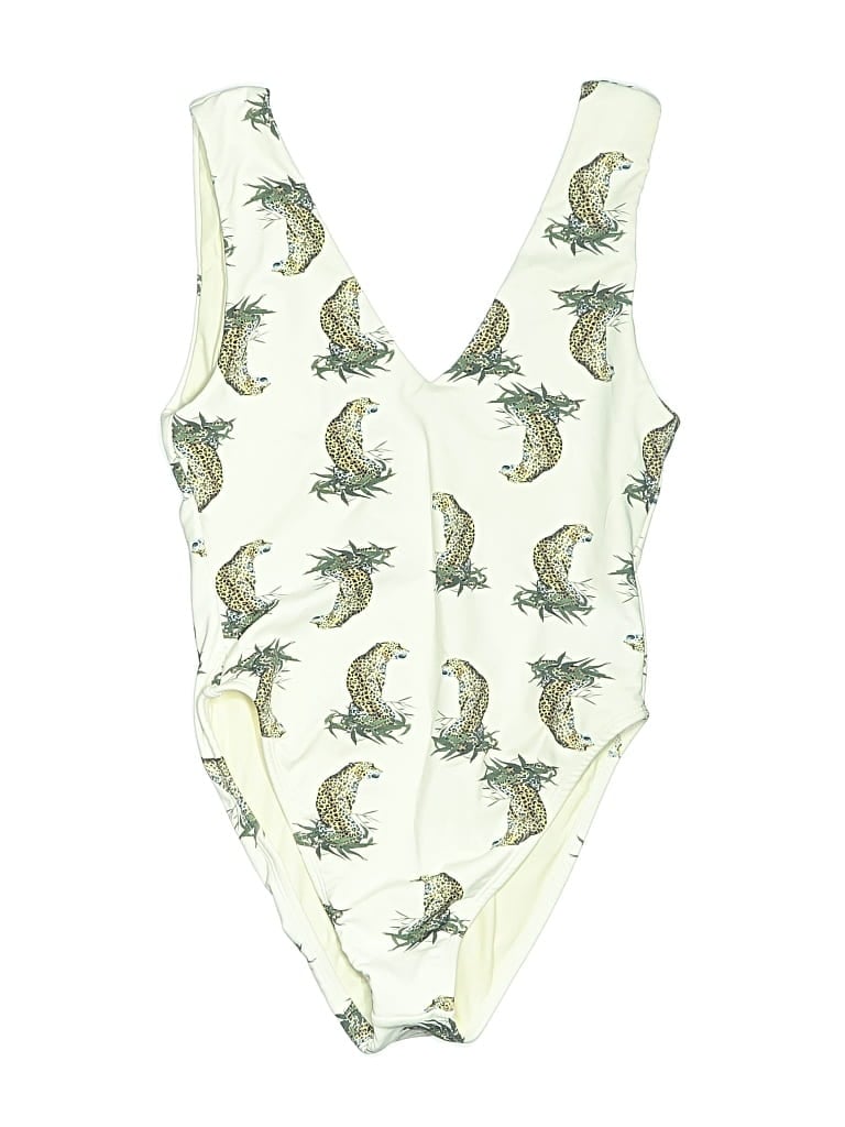 Pre-owned Montce One Piece Swimsuit In Ivory