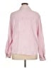 Z Supply Checkered-gingham Pink Long Sleeve Button-Down Shirt Size XL - photo 2