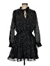 NSR Polka Dots Black Casual Dress Size M - photo 1