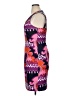 Muse Graphic Purple Cocktail Dress Size 14 - photo 5