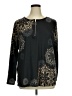 Chaos Monkey Black Long Sleeve Blouse Size 1X - photo 1
