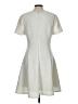 Slate & Willow Solid Silver Casual Dress Size L - photo 2