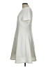 Slate & Willow Solid Silver Casual Dress Size L - photo 5