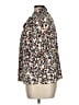 On 34th Animal Print Brown Orange Short Sleeve Blouse Size XL - photo 5