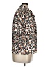 On 34th Animal Print Brown Orange Short Sleeve Blouse Size XL - photo 4