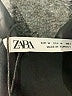 Zara 100% Polyester Black Short Sleeve Top Size M - photo 7