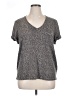 t.la Tweed Gray Short Sleeve T-Shirt Size XL - photo 1