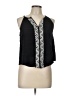 Mi ami 100% Viscose Black Sleeveless Blouse Size L - photo 1