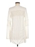 BoHo Me 100% Rayon Solid Ivory Casual Dress Size M (estimated) - photo 2