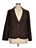 Covington Stripes Brown Blazer Size 16w - photo 1