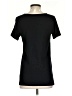 Pepin 100% Cotton Solid Black Short Sleeve Top Size S - photo 2
