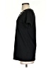 Pepin 100% Cotton Solid Black Short Sleeve Top Size S - photo 5