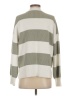 Moon & Madison Stripes Green Pullover Sweater Size S - photo 2