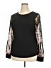 Unbranded 100% Polyester Black Long Sleeve Blouse Size XXL - photo 1