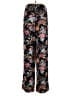 French Connection 100% Polyester Paisley Black Casual Pants Size 8 - photo 2
