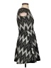 Snap Chevron-herringbone Gray Casual Dress Size S - photo 4