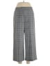 Halogen Plaid Gray Dress Pants Size 8 - photo 1