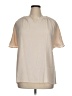 Unbranded Ivory Short Sleeve Blouse Size XL - photo 1