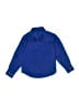 Calvin Klein Solid Blue Long Sleeve Button-Down Shirt Size 2T - photo 2