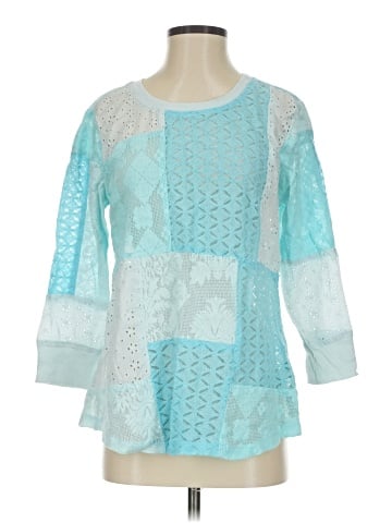 LOGO Lavish 3/4 Sleeve Blouse (view 1)