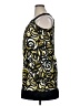 Kim Rogers Graphic Yellow Sleeveless Blouse Size 14 (petite) - photo 5
