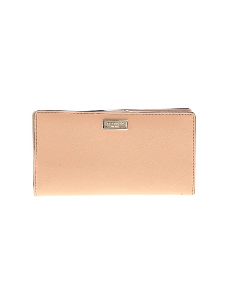 Pre-owned Kate Spade New York Leather Wallet In Tan