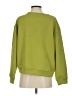 Double Take Solid Green Sweatshirt Size S - photo 2