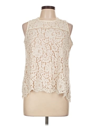 Rose + Olive Sleeveless Blouse (view 1)