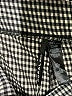 Koral Houndstooth Gray Black Casual Pants Size M - photo 4