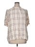 Amazon Essentials 100% Viscose Ivory Short Sleeve Blouse Size XL - photo 1