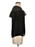 J.Crew Black Short Sleeve Silk Top Size 2 - photo 4