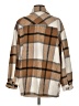 Unbranded 100% Polyester Plaid Brown Coat Size M - photo 2