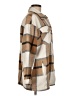 Unbranded 100% Polyester Plaid Brown Coat Size M - photo 4