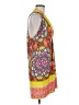 Analili Paisley Yellow Casual Dress Size M - photo 4