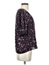 Allison Joy 100% Polyester Purple 3/4 Sleeve Blouse Size S - photo 4
