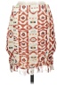 Unbranded Print Orange Casual Skirt Size S - photo 2