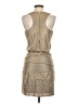 Laundry by Shelli Segal Metallic Tan Cocktail Dress Size 0 - photo 2