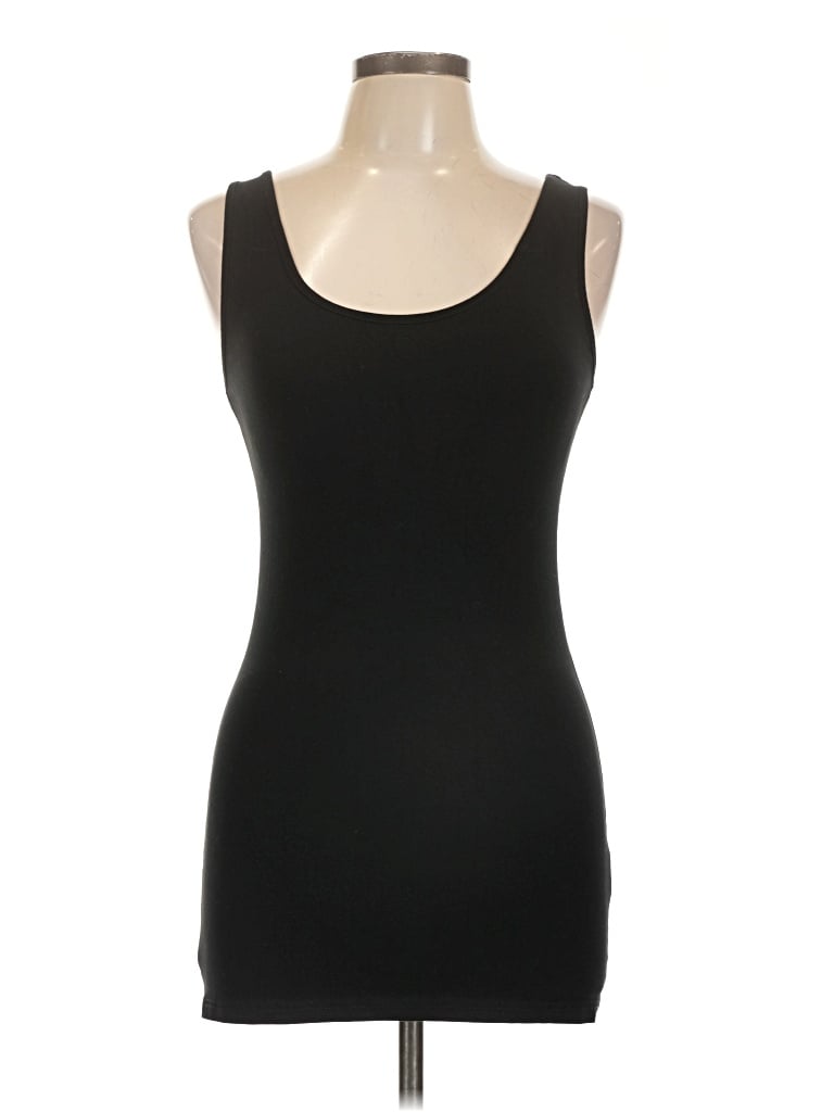Pre-owned Bke Tank Top Black Strapless Neckline Tops