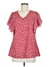 Unbranded Red Short Sleeve Blouse Size M - photo 1