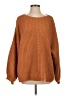 LITTLE LIES Solid Orange Pullover Sweater Size S - photo 1