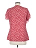 Unbranded Red Short Sleeve Blouse Size M - photo 2