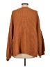 LITTLE LIES Solid Orange Pullover Sweater Size S - photo 2